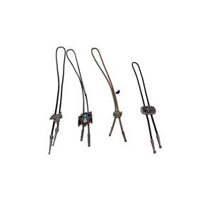 collection of 4 bolo ties native western